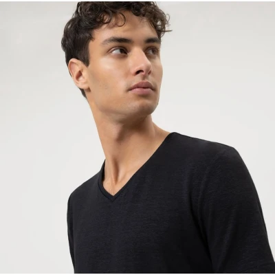Afbeelding van Olymp Tshirt basic, Dames, Maat: 44, Schwarz