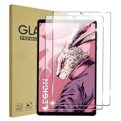 Afbeelding van FDHYFGDY Beschermfolie voor Lenovo Legion Tab/Lenovo Y700 2023, pantserglas, krasbestendig, luchtbelvrij, hardheidsgraad 9H, HD displaybeschermfolie, 2 stuks
