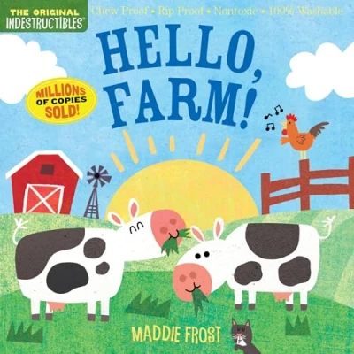 Afbeelding van Indestructibles: Hello, Farm!: Chew Proof · Rip Nontoxic 100% Washable (Book for Babies, Newborn Books, Safe to Chew)