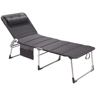Afbeelding van Crespo Vouwbed AL/363 Deluxe Donker grijs