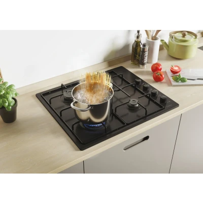 Afbeelding van Candy CHW6LBB Zwart Ingebouwd 60 cm Gaskookplaat 4 zone(s)