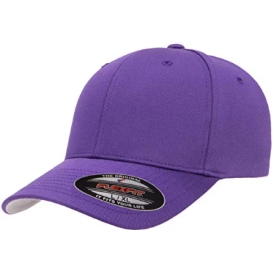Afbeelding van Flex fit Flexfit Athletic Baseball getailleerd Cap voor heren, Paars, S/M