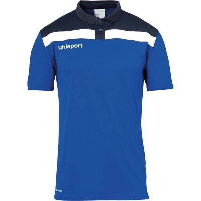Afbeelding van Uhlsport Offense 23 Polo Heren Royal / Marine Wit Maat: L