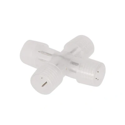 Afbeelding van X connector voor 9 meter LED slang Transparant