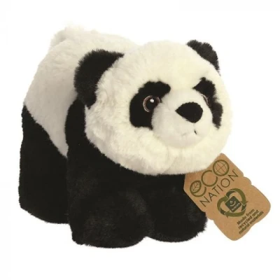 Afbeelding van Eco Nation Pluchen Knuffel Panda 23 cm
