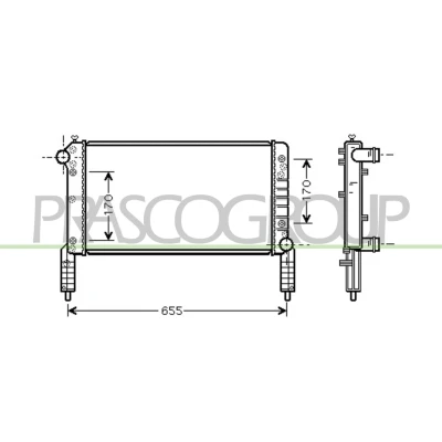 Afbeelding van Radiateur PRASCO FT908R004