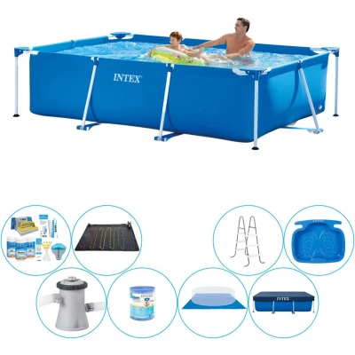 Afbeelding van Intex Frame Pool Rechthoekig 260x160x65 cm Zwembad Super Deal