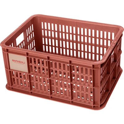 Afbeelding van Basil Fietskrat S Small 17,5 Liter Rood