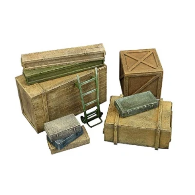Afbeelding van 1:35 MiniArt 35581 Wooden boxes &amp; Crates Plastic Modelbouwpakket