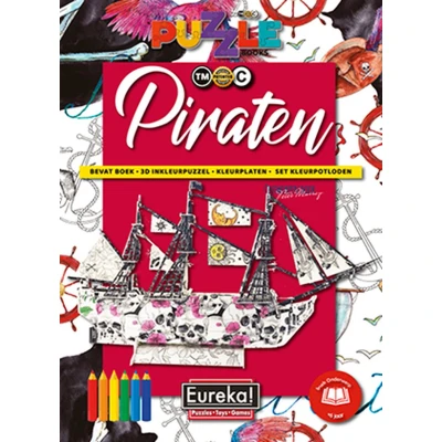 Afbeelding van Eureka Puzzelboek Piraten