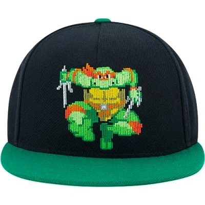 Afbeelding van Concept one Teenage Mutant Ninja Turtles pet, TMNT volwassen skater snapback honkbalpet met platte rand, Zwart, size