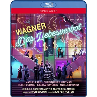 Afbeelding van Teatro Real Choir &amp; Orchestra, Ivor Bolton Wagner: Das Liebesverbot (Blu ray)