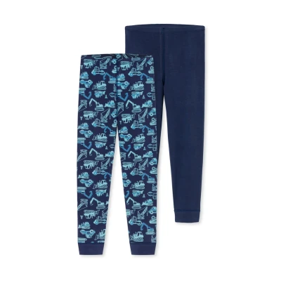Afbeelding van Schiesser 2PACK Legging voor kinderen, Maat: 92, Dunkelblau