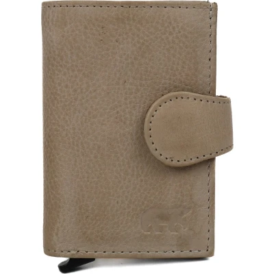 Afbeelding van Bear Design Evie Leren Creditcardhouder / Pasjeshouder Portemonnee Feather