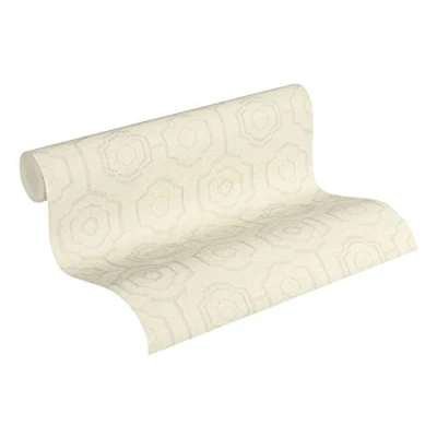 Afbeelding van AS Creation Ethnic Origin 37177 2 371772 Creme / Grijs