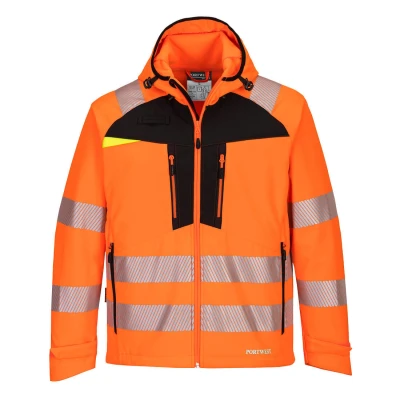 Afbeelding van DX4 Softshell jack maat XL, OrBk