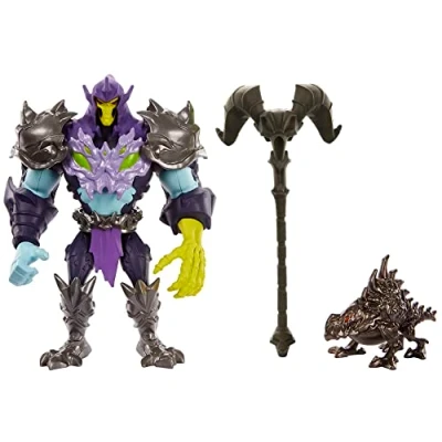 Afbeelding van He Man and the Masters of Universe Actiefiguur, Savage Eternia Skeletor, MOTU schurk met accessoire, verzamelobject, speelgoed, cadeau HLF52