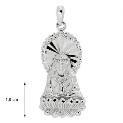 Afbeelding van Blinx Jewels Zilveren Hanger Boeddha