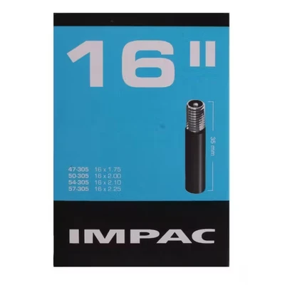 Afbeelding van Impac Binnenband (by Schwalbe) AV16 16x1.75/2.35 ETRTO 47/57 305, Ventiel:Schrader/auto 35mm