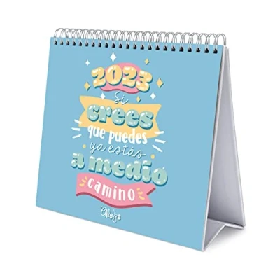 Afbeelding van Grupo Erik CS23016 Kalender 2023 Carouge Bureaukalender 12 maanden met fsc certificaat, Desk Calendar