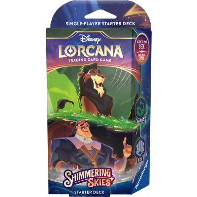 Afbeelding van Disney Lorcana Shimmering Skies Starter Deck: Scar &amp; Kronk (inclusief booster)
