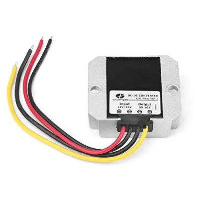 Afbeelding van Converter DC DC, Spanningsomvormer 12 V/24 V Naar 5 Regelaar Omvormer 10 A 50 W