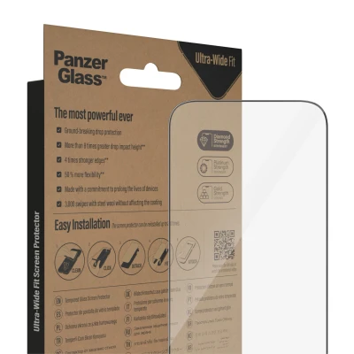 Afbeelding van PanzerGlass Ultra Wide Fit Apple iPhone 14 Pro Screenprotector Glas
