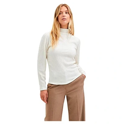 Afbeelding van SELECTED FEMME top SLFBEA van gerecycled polyester wit
