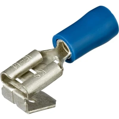 Afbeelding van Knipex 9799091 Steekverdeler Plat 6,3x0,8 mm² 1,5 2,5 Blauw (100st)