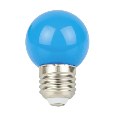 Afbeelding van Showgear G45 LED lamp E27 1 W Blauw Niet dimbaar