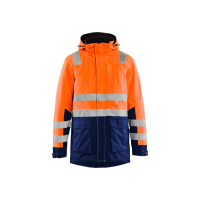 Afbeelding van Blaklader High Vis winterparka 4495 1987 Oranje/Marineblauw