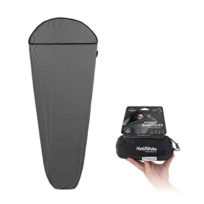 Afbeelding van Naturehike Ultralight Sleeping Bag Liner slechts 390g Hoge Elasticiteit Reizen Slaapzak met Kleine Pak Grootte voor Backpacken, Hostels en Kamperen