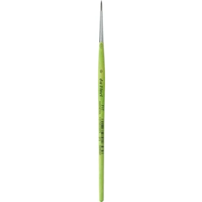 Afbeelding van da Vinci Student Series 373 Fit voor school en hobby kwast, rond, elastisch synthetisch met groen mat handvat, maat 0