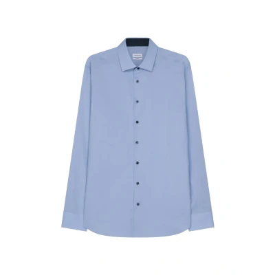 Afbeelding van Seidensticker Shaped FIT Overhemd, Heren, Maat: 46, Light blue