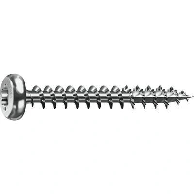 Afbeelding van SPAX Universalschraube, 4,0 x 15 mm, 1000 stuks, T STAR plus, halve ronde kop, volledige schroefdraad, 4CUT, WIROX A3J, 0201010400155