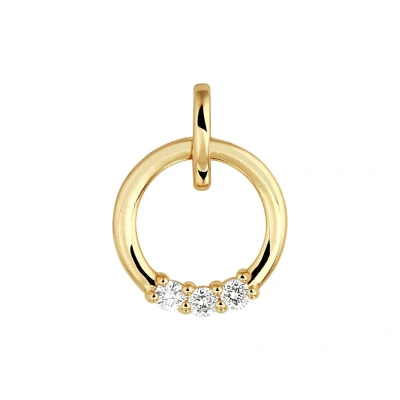 Afbeelding van Geelgouden Hanger diamant 0.09ct H SI 4023412