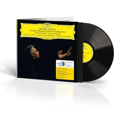 Afbeelding van Gundula Janowitz, Berliner Philharmoniker, Herbert Von Karajan Strauss: Tod Und Verklärung/Vier Letzte Lieder (LP) (The Original Source Limited Edition)