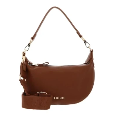 Afbeelding van LIU JO schoudertas Kaliska Hobo Bag Ginger Bread Lichtbruin