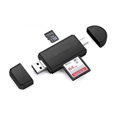 Afbeelding van ISMMIK USB Type C Micro SD kaartlezer 2.0 Adapter Geheugenkaartlezer voor SDXC, SDHC, SD, MMC, RS SDHC kaart Samsung, Android Smartphone, Macbook en PC Laptop