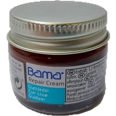 Afbeelding van Bama Repair Cream Gladleer Herstellende Crème Middenbruin 15 ml