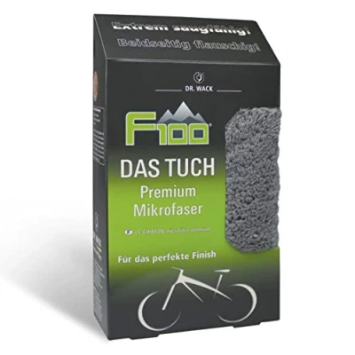 Afbeelding van Dr. Wack F100 Das Doek: premium microvezel, 40 x cm, microvezeldoek voor het krasvrij polijsten van gevoelige lakken, extreem zacht, pluizig en pluisvrij. Hoogwaardig fietsonderhoud