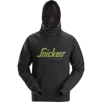 Afbeelding van SNICKERS 2845 logo hoodie (zwart) 28450400005