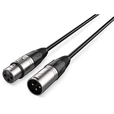 Afbeelding van Audibax Silver Cable XLR Macho a Hembra 10 Metros Negro