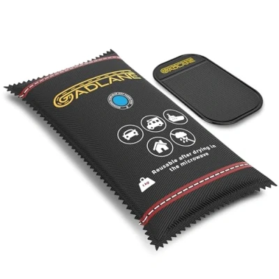 Afbeelding van GADLANE X Large herbruikbare auto luchtontvochtiger 1 kg vochtvanger met dashboard anti slip mat elimineert mistige voorruit thuis, kledingkast, condensatie absorptiemiddelen silicagel