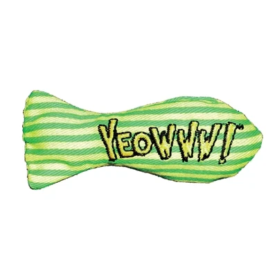 Afbeelding van Yeowww Stinkies Catnip Sardientje Gestreept 7,5 CM