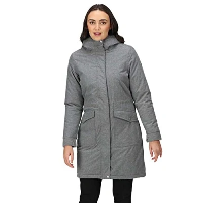 Afbeelding van Regatta Romine Parka, Dames, Maat: 38, Stormgrey