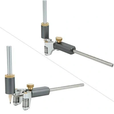 Afbeelding van Markeringsmeter, 2 in 1 Houtbewerking Wielmarkeringsmeter Multifunctionele Lijnmaker Verstelbare Precisie Wheel Markering Gauge Meetgereedschappen