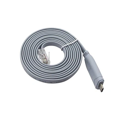 Afbeelding van QiCheng&amp;LYS QiCheng &amp; LYS USB consolekabel, mannetje naar RJ45 FTDI chipconsolekabel voor pc&#039;s, laptops, router en meer (USB C 3m)