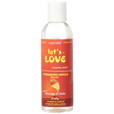 Afbeelding van Glijmiddel Nature Body 100 ml Aardbei Vanille