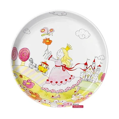 Afbeelding van WMF Prinses Anneli kinderservies kinderbord 19 cm, porselein, vaatwasmachinebestendig, kleur en voedselveilig